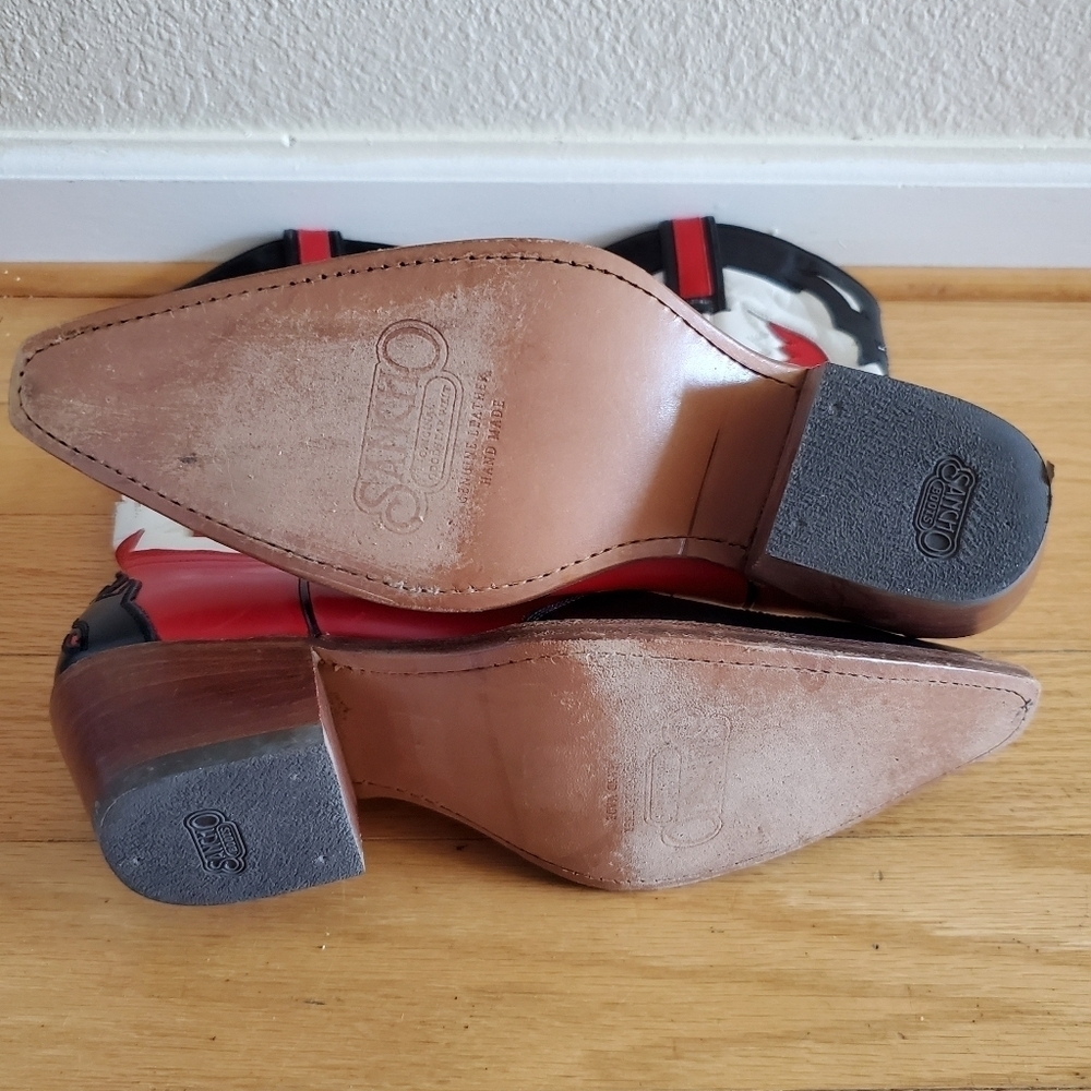 🍒NWOB Sancho Tooled Boots - Picture 2 of 10